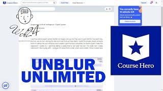 How to Unblur Course Hero Answers Free Unlimited | Web24|