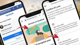 NEW! How to Recover Facebook Account We don't Recognize your device Facebook 2024
