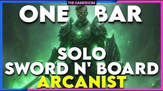 ONE BAR SWORD N' BOARD SOLO ARCANIST - ESO!