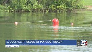 Popular Missouri lake beach hit with E. Coli warning