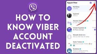 How to Know If Viber Account is Deactivated 2024 | Viver Tutorial