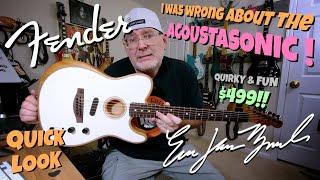 I Think I Was Wrong About The Fender Acoustasonic!