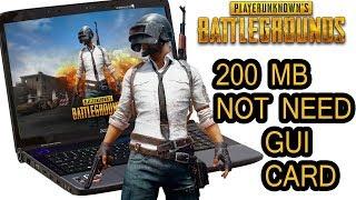 PUBG ON ANY PC  How to play PUBG Game without graphics card  Best Settings  PC Tencent Buddy Lag Fix