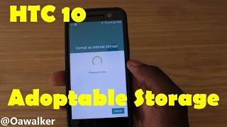 HTC 10 - Setting up Adoptable Storage (Combine SD Card With Phone Storage)