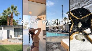 Packing for vacation (palm springs ️) + film tiktoks with me!