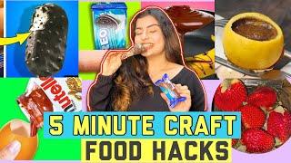 Testing Viral Two Ingredient Recipes By 5 minute Crafts | Food Hacks| Yashita Rai