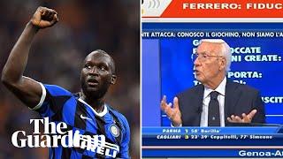 Italian football pundit sacked after racist remarks about Romelu Lukaku