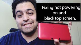 Fixing Nintendo 3ds XL no power & black top screen issue
