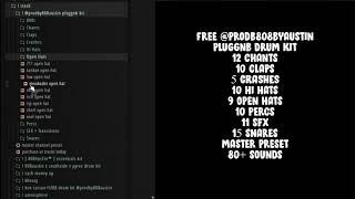 (free) Summrs x Stoopidxool Pluggnb Drum kit @prodby808austin