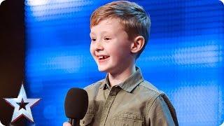 Don’t be fooled by cute comedian Ned Woodman | Auditions Week 1 | Britain’s Got Talent 2017