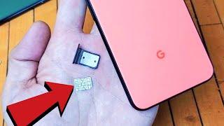 Google Pixel 4 / 4XL: How to Insert Sim Card Properly & Double Check