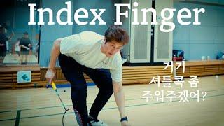 Badminton | SMASH Defense | how to use Index Finger