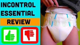 INCONTROL ESSENTIAL BRIEFS PRACTICAL REVIEW - medinic incontinence diaper better than BetterDry?