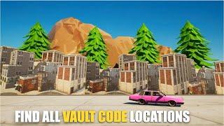 TILTED ZONE WARS AM FREE FOR ALL MAP FORTNITE CREATIVE - FIND ALL VAULT CODE LOCATIONS