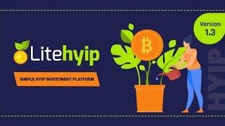 Complete HYIP investment Platform | Website with LiteHYIP php Script 2022