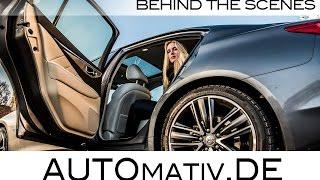 Behind the scenes Shooting: Infiniti Q50 mit Anna in Wien - AUTOmativ.de