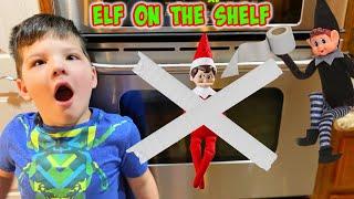 ELF on the SHELF CANDY CANE STOLEN by MEAN ELF! WE TOUCHED the ELF on the SHELF!