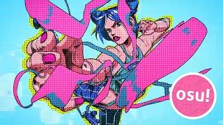 osu! JoJo part 6 Stone Ocean opening 100%