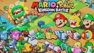 Using Our Weakest Weapons to Defeat Pirabbid Plant Again (Mario, Rabbid Peach & Luigi)