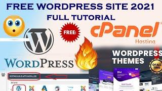 Free WordPress Site !!Free Domain And Hosting 2021