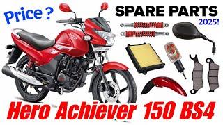 Hero ACHIEVER 150 Spare Parts Price 2025 ️ +91 98932 35053  ORDER ONLINE  (New Model BS4)