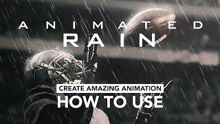 How To Use -  Animated Rain Photoshop Action