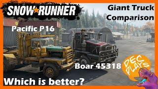 Which is better: Pacific P16 or Boar 45318 - Snowrunner