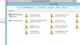 Create a Virtual Machine in Hyper-V Server 2012 R2