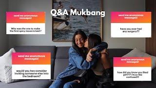 Q&A Mukbang w my girlfriend