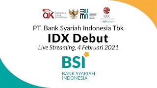 Index Debut PT Bank Syariah Indonesia