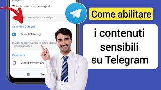 Come abilitare contenuti sensibili su Telegram 2024 |  contenuti sensibili su telegram