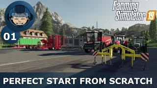 PERFECT START FROM SCRATCH - Farming Simulator 19: Ep. #1 - Starting Guide