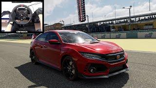 Forza Motorsport 7 - Honda Civic Type R / Steering Wheel + Shifter Gameplay 4K