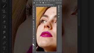 How to create realistic Lipstick in #photoshop. Photoshop tips 2025 #shorts #shortsvideo #shortsfeed