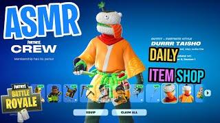 ASMR Fortnite NEW Durrr Taisho Skin! Daily Item Shop  Relaxing Whispering 