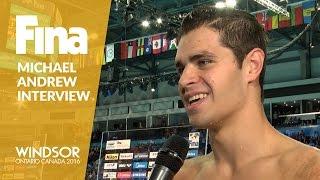 Michael Andrew | Interview | Winner of Men's 100m Individual Medley | Windsor 2016