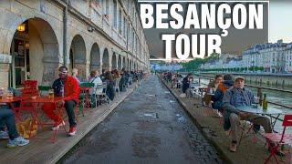 France in 4K: Besançon Walking Tour and Virtual Treadmill Scenery - City Walks