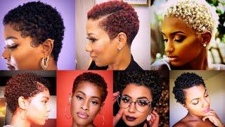 90 + Short Natural Haircuts And Hairstyles For Black Women 2023 | TWA Haircuts | Short Haircuts