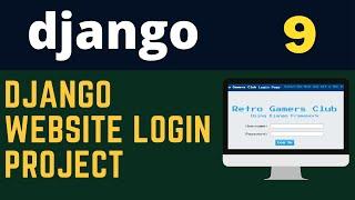 ️ Build Login/Logout Form with Django Web Framework [ Python ]