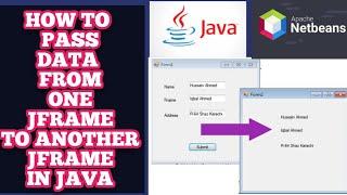 Best Way of passing Values between mutliple JFrames | Pass Data from one JFrame to another Java