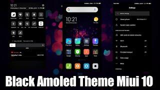 Black Amoled Theme Miui 10 | Amoled Theme Miui 10