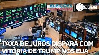 Taxa de juros dispara nos EUA com vitória de Trump