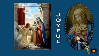 ROSARY: JOYFUL MYSTERY: MON & SAT (PLAIN BACKGROUND)