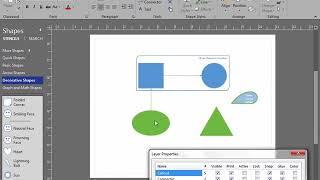 Working with Layers in Visio 2016