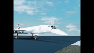 WIP Concorde showcase PROGRESS video 1  [Roblox Plane crazy]