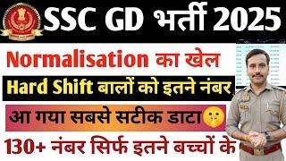 SSC GD 2025 Normalisation हार्ड shift| नॉर्मल शिफ्ट| किसको कितना मिलेगा| SSC GD CUTOFF 2025#update