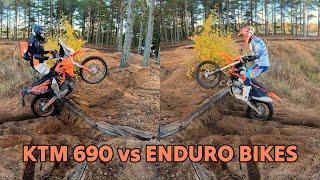 KTM 690 vs Enduro Bikes