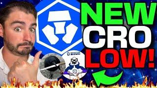 CRO Coin NEW LOWS vs Bitcoin!!! ($MERY and $CAW Prediction) Cronos Chain AND Crypto.com News