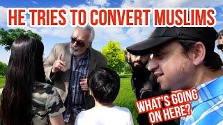 Christian tries to convert Muslims! Mansur Vs Christian | Speakers Corner | Hyde Park
