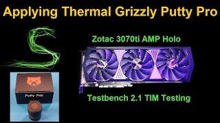 Applying Thermal Grizzly Putty Pro